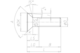 Senkschrauben mit Nase DIN 604 - 8.8 - M20x80 Zeic